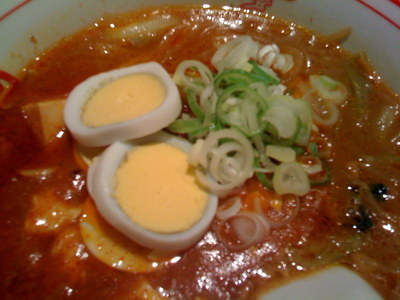 冷やし五目蒙古タンメンのスープ